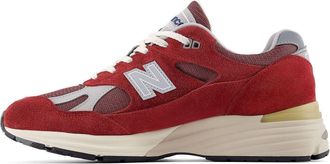 New Balance Made In UK 991V2 Vintage Sports Karanda Red U991RS2