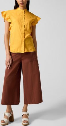 Vanessa Bruno Womens Griffon cropped wide-leg pant