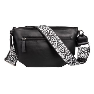 Tom Tailor Bauchtasche TOM TAILOR Palina, Damen, Gr. B/H/T: 30cm x 19cm x 10,5cm, schwarz, Polyurethan, clean, gepflegt, unifarben, Taschen Bauchtasche, aus weic