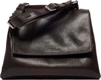 Orciani Sveva Lagoon Medium Shoulder Bag - Dames - Handtassen - Bruin - ONE Size - Leer - Tassen