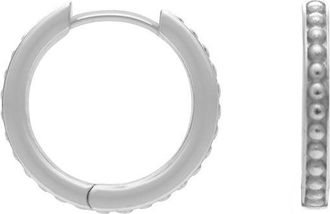 Dower & Hall Medium Dotty Flat Edge Hoop