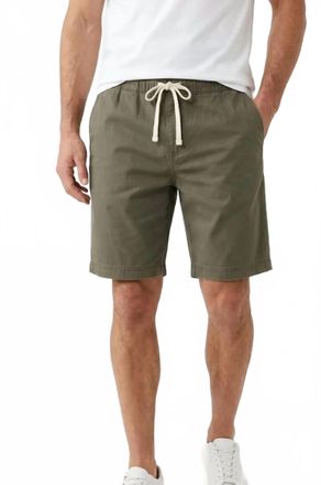 Gasoline Mens Drawcord Short In Green