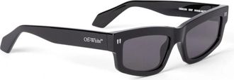 Off-white Zwart/Grijs Kat Zonnebril Miramar - unisex - Zonnebrillen - Zwart - ONE Size - Accessoires
