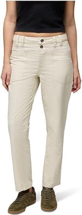 Prana Suton Straight Pants Womens Casual Pants Beach Pebble : 14 28, Cotton/Spandex