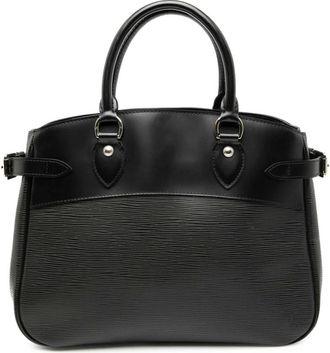 Louis Vuitton Pre-owned Handbags, female, Black, Size: ONE SIZE Pre-owned Structured Leather Handbag