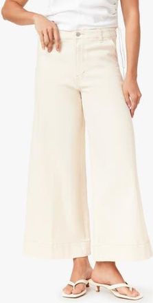 Habitual Addie Gaucho Wide Leg Denim Pants in Ecru at Nordstrom Rack, Size 30
