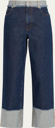 Marni Inside Out Denim Straight-leg Jeans