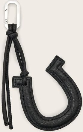 AllSaints Horseshoe Leather Keyring