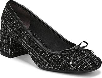 Life Stride Cora Block Heel Pump in Black at Nordstrom, Size 5.5
