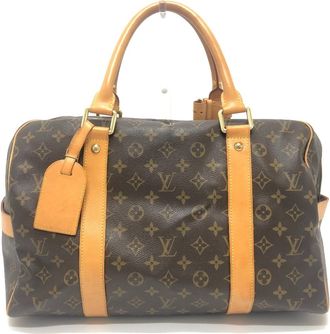 Louis Vuitton Brown Monogram Canvas Boston Bag (Pre-Owned)
