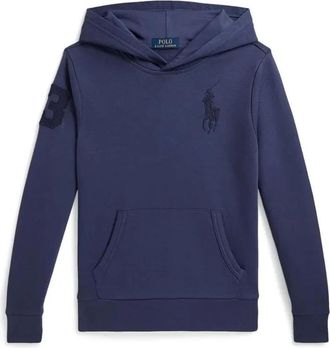 Ralph Lauren Hoodies & sweatvesten, unisex, Blauw, L, Katoen, Knit Pullover Sweatshirt