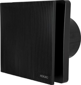 OEM Ventilador De Ba&ntilde;o Humidistato Nortada Hokuro Oku Bp-100 H Temporizador Negro