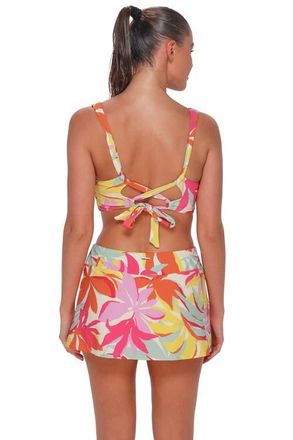 Sunsets Sporty Swim Skirt Bottoms in Tropicolor Crepe at Nordstrom, Size X-Small