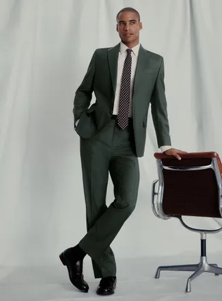 Le 31 Mens Stretch suit Wool weave by Paulo de Oliveira Berlin fit - Regular