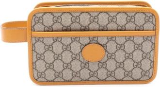 Gucci Pre-owned Leather gucci-bags - Dames - Vintage Tassen - Bruin - ONE Size - Leer - Vintage