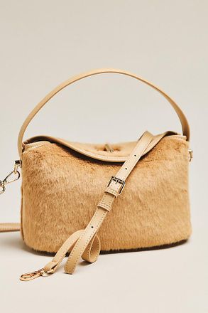 Melie Bianco Lana Fur Shoulder Bag