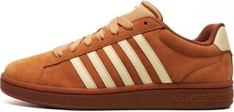K-Swiss K-Swiss K Swiss Court Tiebreak II Suede Mens Trainers - Tan - Size UK 13