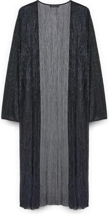 Fiorella Rubino Silky Scarves - Dames - Kimonos - Blauw - L - Overhemden