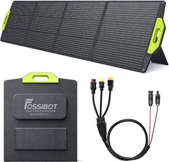OEM Panel Solar - Fossibot - Sp200-200w - Plegable - Alta Eficiencia - Resistente Al Agua