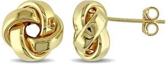 Delmar Love Knot Stud Earrings in Gold at Nordstrom Rack