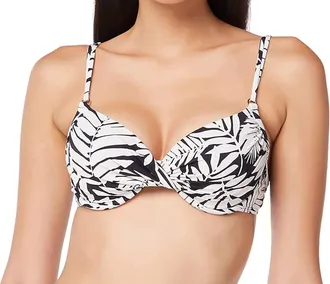 Bleu Rod Beattie Urban Oasis Over The Shoulder Bikini Top In Black