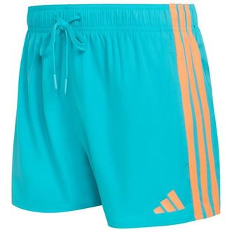 adidas 3 Stripes Bold Short 3 Badehose f&uuml;r Herren | t&uuml;rkis