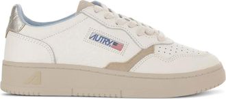 Autry Sneakers Medalist traforate in pelle scamosciata - Toni neutri