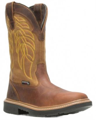 Wolverine Mens Rancher Composite Toe Boots In Brown Gold