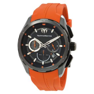 Technomarine OCEAN Chronograph GMT Quartz Black Dial Mens Watch TM-318099