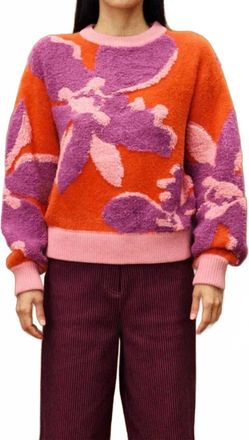 FRNCH Ayme Sweater In Orange