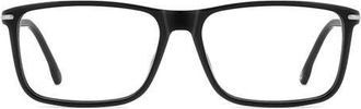 Carrera 54mm Rectangular Optical Glasses in Black at Nordstrom