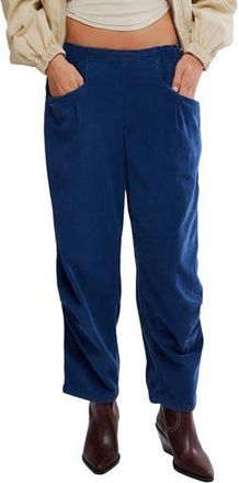 Free People Nice Choice Corduroy Pull-On Pants in Outerspace at Nordstrom Rack, Size X-Large