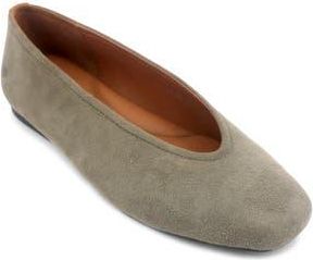 Gentle Souls Willow Woven Flat in Walnut Suede at Nordstrom Rack, Size 9.5