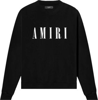 Amiri Heren, Sweatshirts & Hoodies, Zwart, Maat: 2XL Katoen