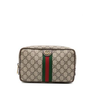 Gucci Gg Stripe Clutch Bag