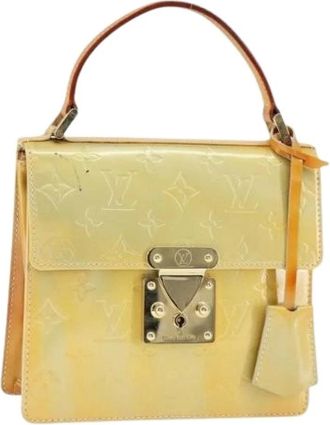Louis Vuitton Pre-owned Handbags, female, Beige, Size: ONE SIZE Pre-owned Vintage Handbag