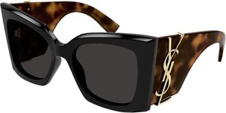 Saint Laurent Ladies Black Butterfly Sunglasses SLM119/FBLAZE 003