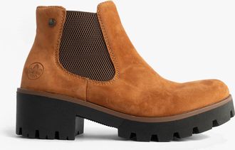Rieker 79265-22 Womens Boots Brown Leather - Size UK 6.5