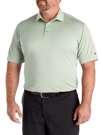 Reebok Big & Tall Performance Heather Polo Shirt in Dew at Nordstrom, Size Xx-Large