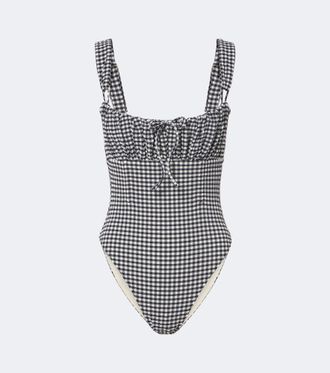 Montce Swim Ba&ntilde;ador Victoria a cuadros