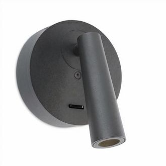 Leds - C4 Luz De Lectura Gamma Mix&match Round Led 2.2w 2700k Gris Urbano 137lm