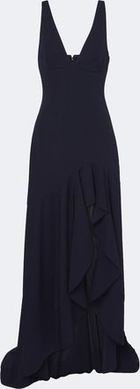 Stella McCartney Ruffled georgette gown