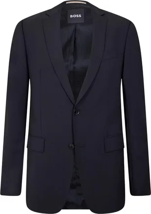 HUGO BOSS Heren Colbert met E&eacute;n Knop (Zwart)
