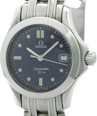 Omega Pre-owned Watches, female, Blue, Size: ONE SIZE Pre-owned Vintage Watch