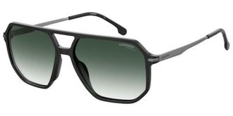 Carrera 324/S Polarized 08A/WJ Mens Sunglasses Black Size 59