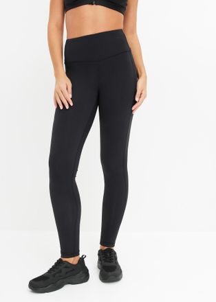 Bonprix Funktionsleggings BONPRIX, Damen, Gr. 56/58 (XXXL), N-Gr, schwarz, Jersey, Obermaterial: 77% Polyamid, 23% Elasthan, skinny fit, Hosen Funktionsleggin