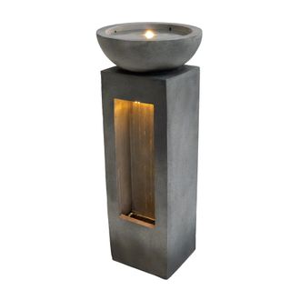 MonsterShop Electric Water Feature - Serenity Falls in Grey