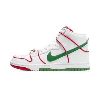 Nike Fitness, Heren, Wit, 42 1/2 EU, Leer, SB Dunk High Boxing
