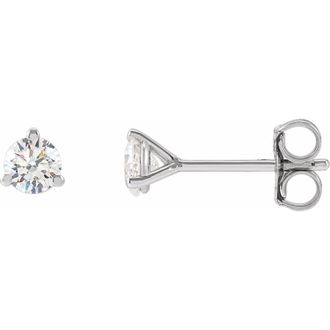Diamond2Deal 1/3ct Lab-Grown Diamond Stud Earrings Clarity VS, Color F-G, 14k Gold