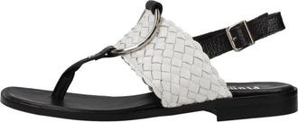 Plumers Sandalia Adorno - Dames - Sandalen - Zwart - 36 EU - Leer - Schoenen